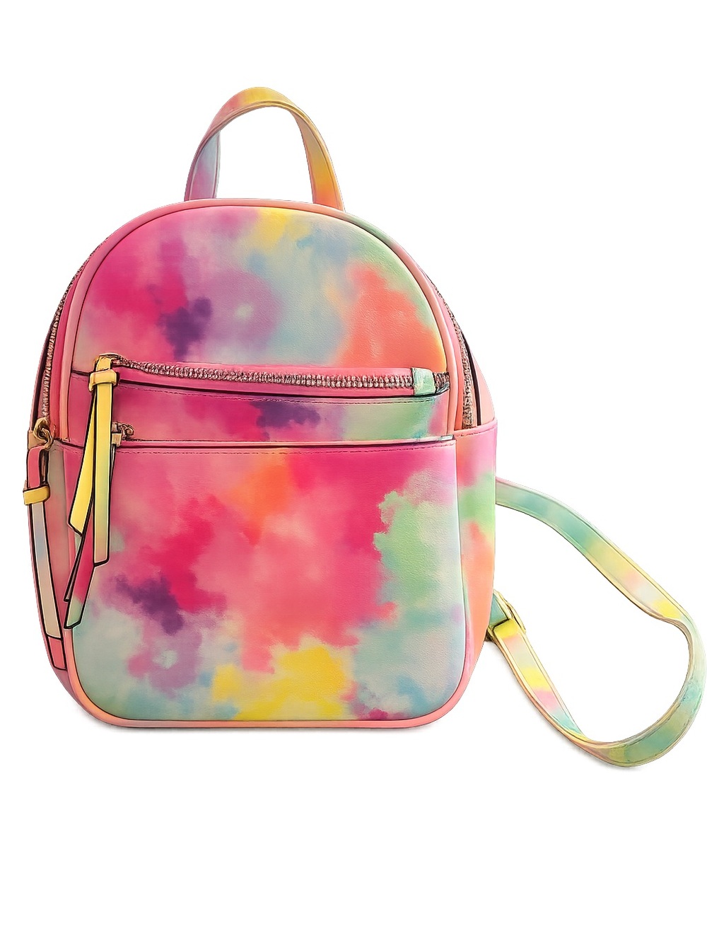 Tie-Dye Mini Backpack - Pink Multicolor